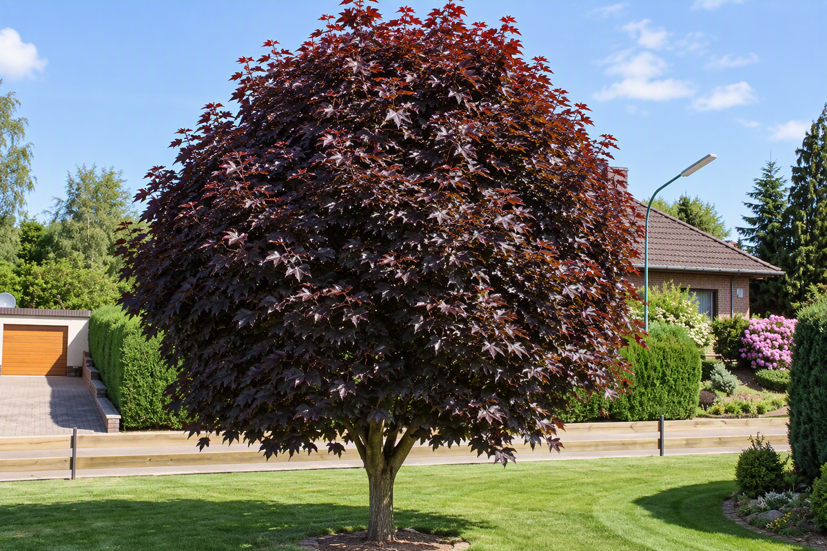 Klevas paprastasis (Acer platanoides) 'Faassen’s Black'