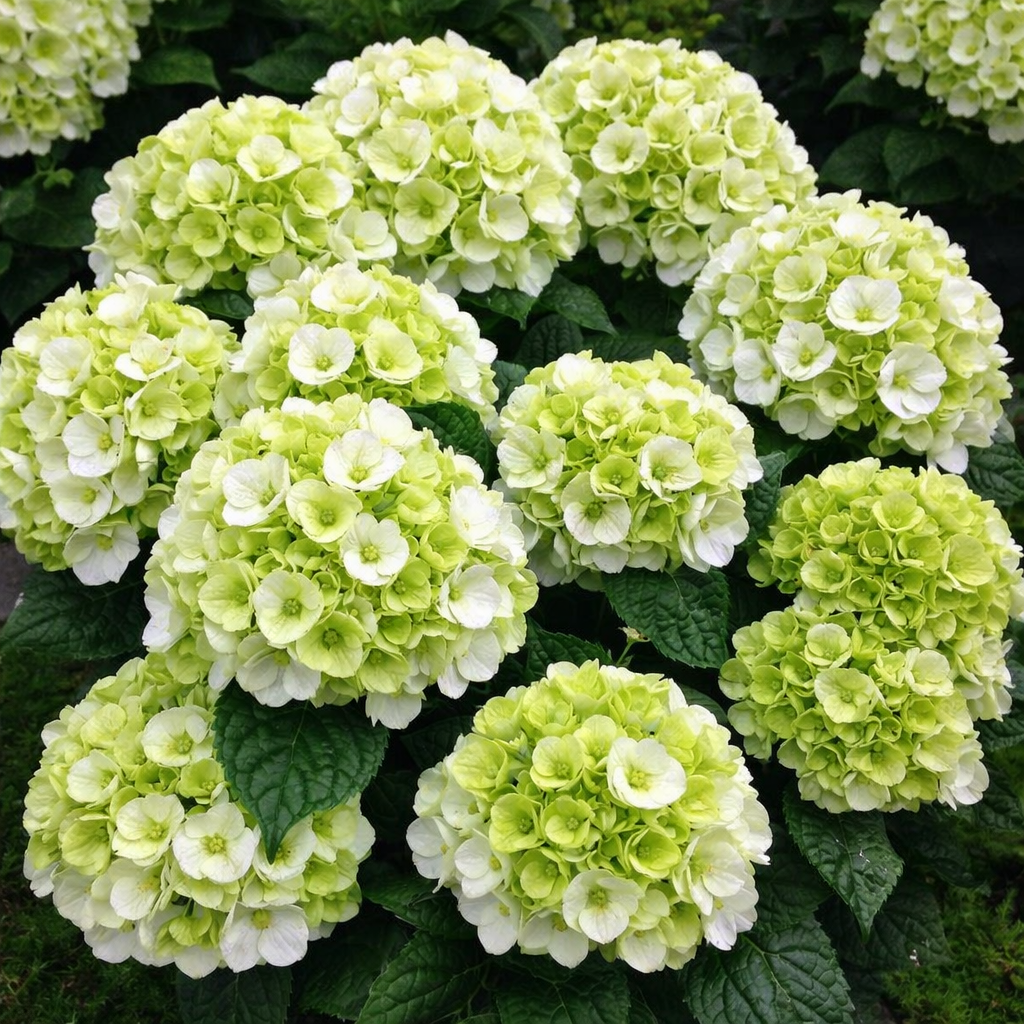 Hortenzija didžialapė (Hydrangea macrophylla) 'Schneeball'