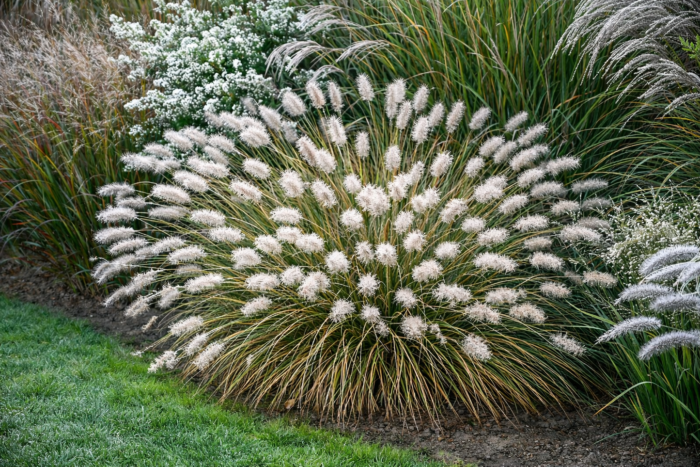 Soruolė pašiaušėlinė (Pennisetum alopecuroides) 'Lama'