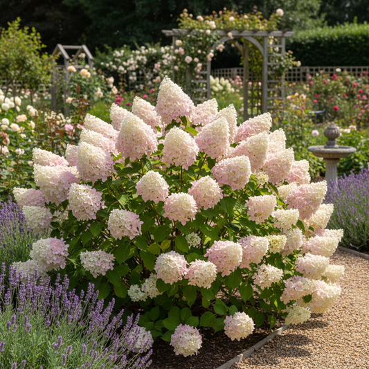 Hortenzija šluotelinė (Hydrangea paniculata) 'Mega Pearl'