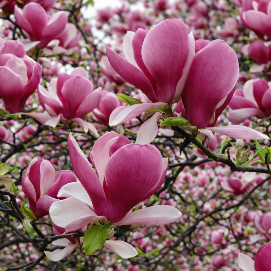 Magnolija sulanžo (Magnolia soulangeana) 'Lombardy Rose'