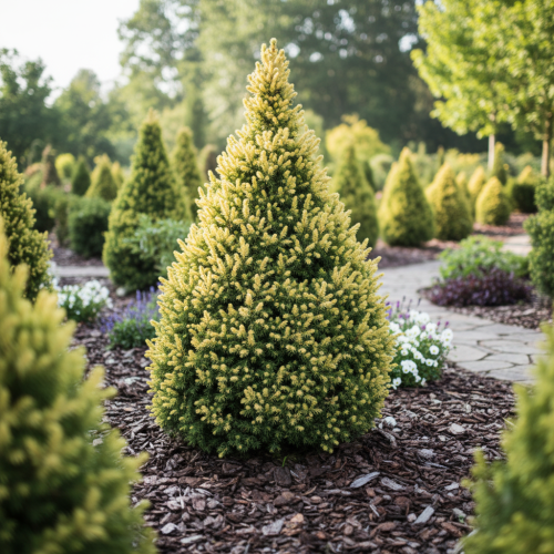 Eglė baltoji (Picea glauca) 'Rainbow's End'
